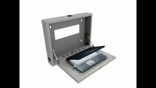 About the Secure Laptop Wall Mount Station - Versa Tables
