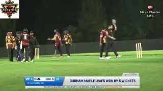 Semi Final 01 - Durham Maple Leafs vs Victoria Park Cc | THE HUNDRED 2025
