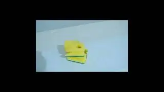 MELTING SPONGE WITH 1000 DEGREES HOT FORK #shorts
