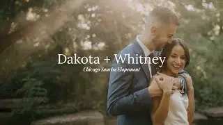 Dakota + Whitney | Chicago Sunrise Elopement at North Avenue Pier