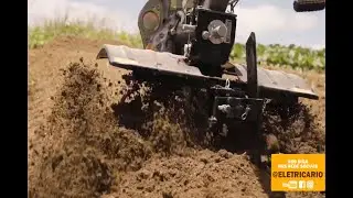 Motocultivador a Diesel 5hp 3600 RPM com Enxadas Rotativa Toyama