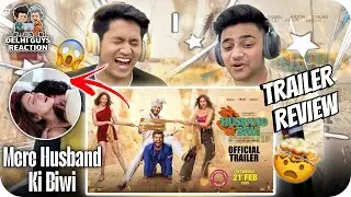 Mere Husband Ki Biwi Official Trailer Reaction😂😍| Arjun, Rakul, Bhumi | Mudassar | 21 Feb | DGR