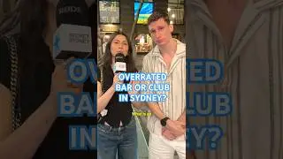 What&rsquo;s an overrated bar or club in Sydney? Let us know below 👇 #streetinterview #nightlife #sydney