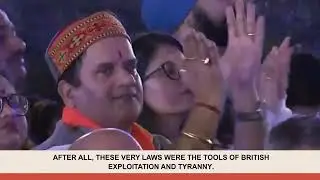PM's speech at dedication of successful implementation of three new criminal laws  English Subtitles