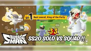 TOP GLOBAL 33 KILL !!😱 SS20 SAUSAGE MAN GAMEPLAY