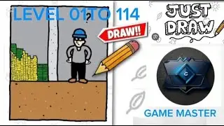 Unleash Your Creativity: Just Draw Video Game | Level 02 to 114 🎨🎮 | Game Master
