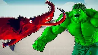 MAMMOTH vs MARVEL TEAM - Totally Accurate Battle Simulator | TABS