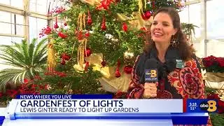 Lewis Ginter Botanical Garden illuminating the holiday season
