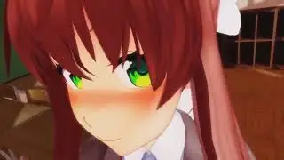 pov: you're kissing Monika!