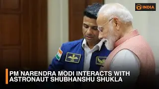 PM Narendra Modi interacts with astronaut Shubhanshu Shukla | DD India