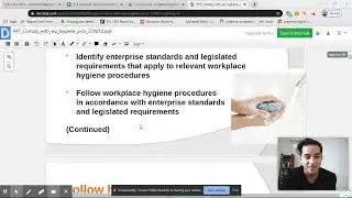 Comply with workplace hygiene G10