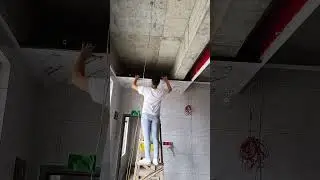 Honeycomb panel flat ceiling installation process