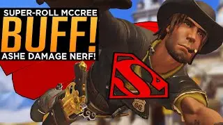 Overwatch: McCree SUPER-Roll BUFF! - Ashe Damage NERF!