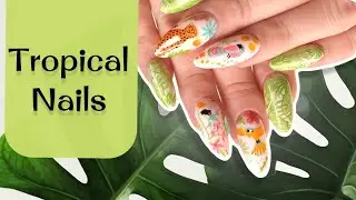 Tropical Nail Stamping Tutorial (Step-by-Step)