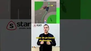 🚘 Ieșirea corectă dintr-un sens giratoriu