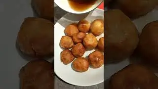 🍫 Timbits maison sans friture 🍪 Beigne boule 🍡ASMR🍫 #asmr #yummy #TIMBITS #shorts