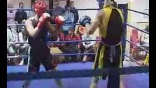 My First UK Amateur Boxing Bout (Im Red)