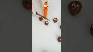 Slicing Carrot into Plum! #doodles #comedy #animation #happydoodlesland