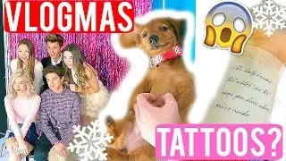 MAGAZINE COVER SHOOT + GETTING TATTOOS!? | VLOGMAS