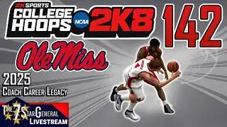2025 Coach Career Legacy | College Basketball 2K8 | Livestream 142
