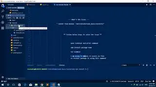 Cannot find module in node.js