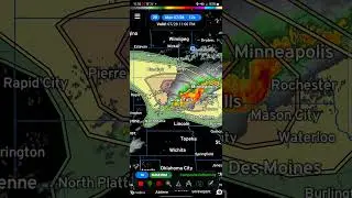 Future radar for Monday, July 28.NO AUDIO.  #hutchsweather #weather
