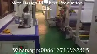 New Design PP Sheet Extrusion Line with online slitting scrap crusher, PP Extruder, Thin PP extruder