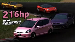 Gran Turismo 4: The Pink Fit Is Japan's Finest JDM