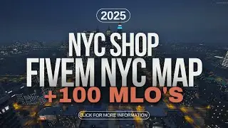 Fivem| New York City Map | Liberty City | +100 Mlo's | Best Map for RolePlay | (2026 FIX) | NEW LINK