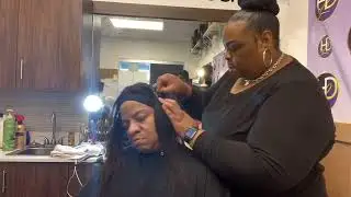 Frontal Install secured with micro beads