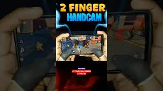 2 Finger Custom HUD Handcam 💥 #freefirehandcam