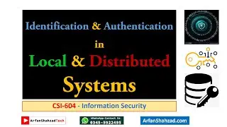 Information Security (19)| Identification and Authentication in Local and Distributed Systems| Arfan
