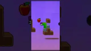 Пройти уровень НЕ съев Яблока?! #appleworm #logicalpuzzles #funnygames