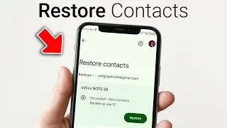 How to Restore your Phone Contact on Google Account