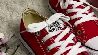 Converse All Star красные низкие