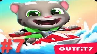 TALKING TOM JETSKI 2^Tom, Angela, Hank, Ginger, Ben & 12 Chests Opening*Gameplay For Kid #7