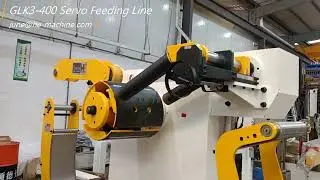 HE GLK3 400 Compact Coil Feed Line for 4.5mm thick progressive stamping line