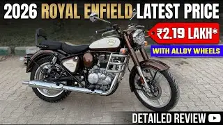 2026 Classic 350 Medallion Bronze With Alloy Wheels Detailed Review & On Road Price ? 