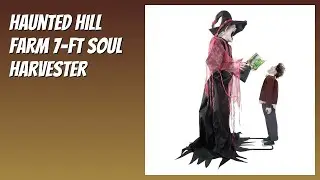 REVIEW (2026): Haunted Hill Farm 7-Ft Soul Harvester. Features