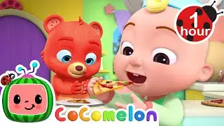 Kitchen Chaos to Pizza Perfection!  | JJ's Animal Time | Cocomelon Songs | Moonbug Kids - Fun Zone
