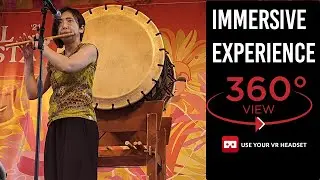 360 VR Life Footage 8k Global Fiesta Toko-Ton Taiko
