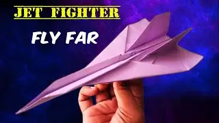 how to make airplane at home that can fly ! Amazing Easy fighter Jet