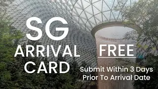 SG Arrival Card &ndash; Filling Out Process