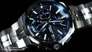 Casio Oceanus OCW-S5000-1AJF Manta Slim Case Elegant Chrono Men`s Watch Japan | IPPO JAPAN WATCH