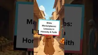 Bible Marketplaces: Lessons in Honesty & Faith