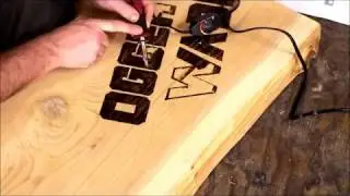 LOGGER WADE woodburning  SIGN