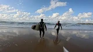 Surfing in Playa de Somo is INSANE!
