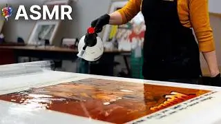 ASMR | Cleaning a Vintage Movie Poster