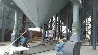 hopper bottom steel grain silos
