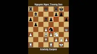Anatoly Karpov vs Nguyen Ngoc Truong Son ◉ Trophée CCAS Grand Prix A | Cap d’Agde - France, 2010